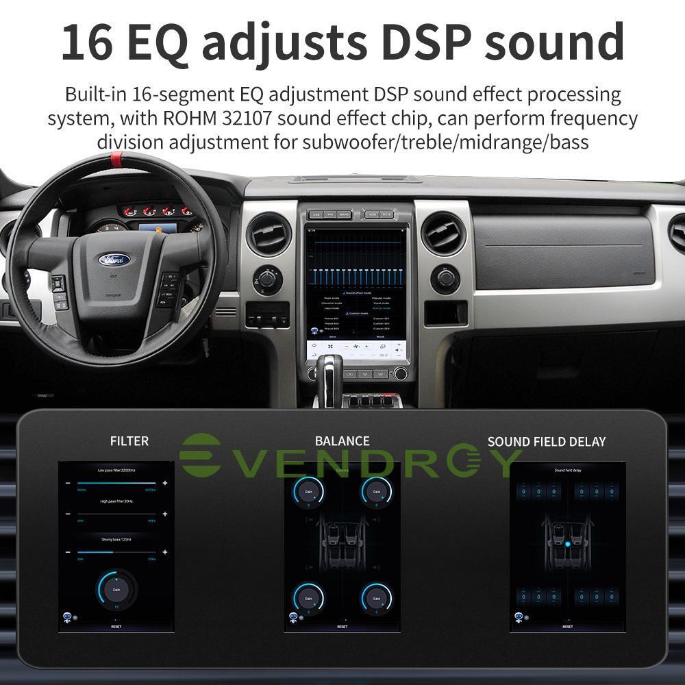 8+128G 13" Car GPS Navigation For Ford F150/Raptor 2009-2012 Radio Stereo Audio