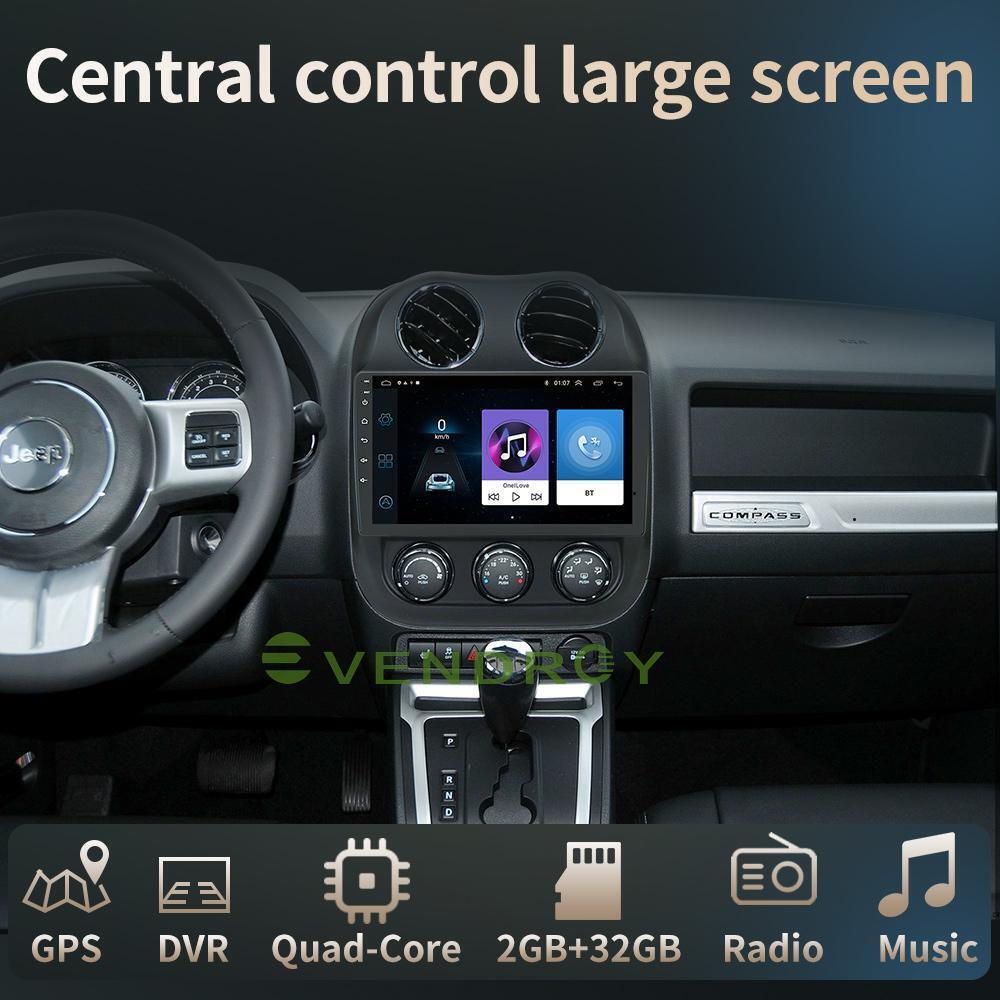 For Jeep Compass Patriot 10.1" 2+32GB Car Stereo Radio CarPlay GPS navigation