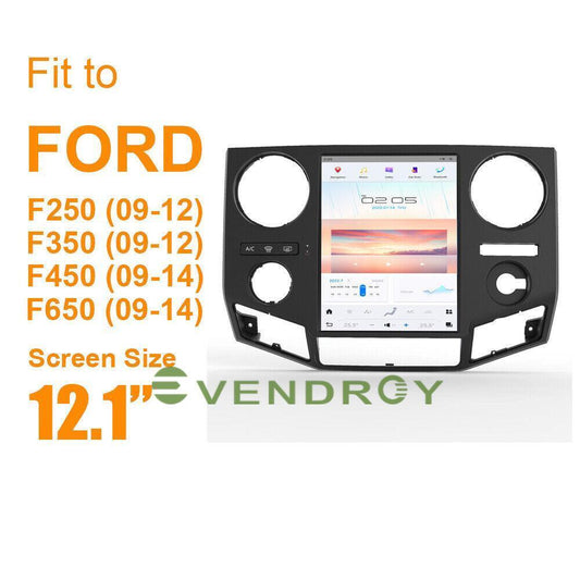 Android 11 Tesla Style Full Screen GPS Radio for Ford F250 F350 2009-2012 12.1"