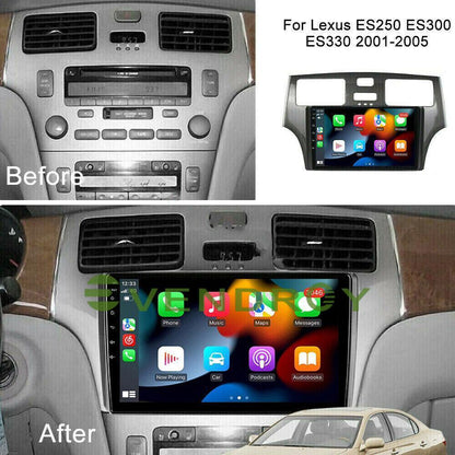 For Lexus ES300 ES330 XV30 2001-06 Carplay Stereo Radio GPS Navig 32GB Android13