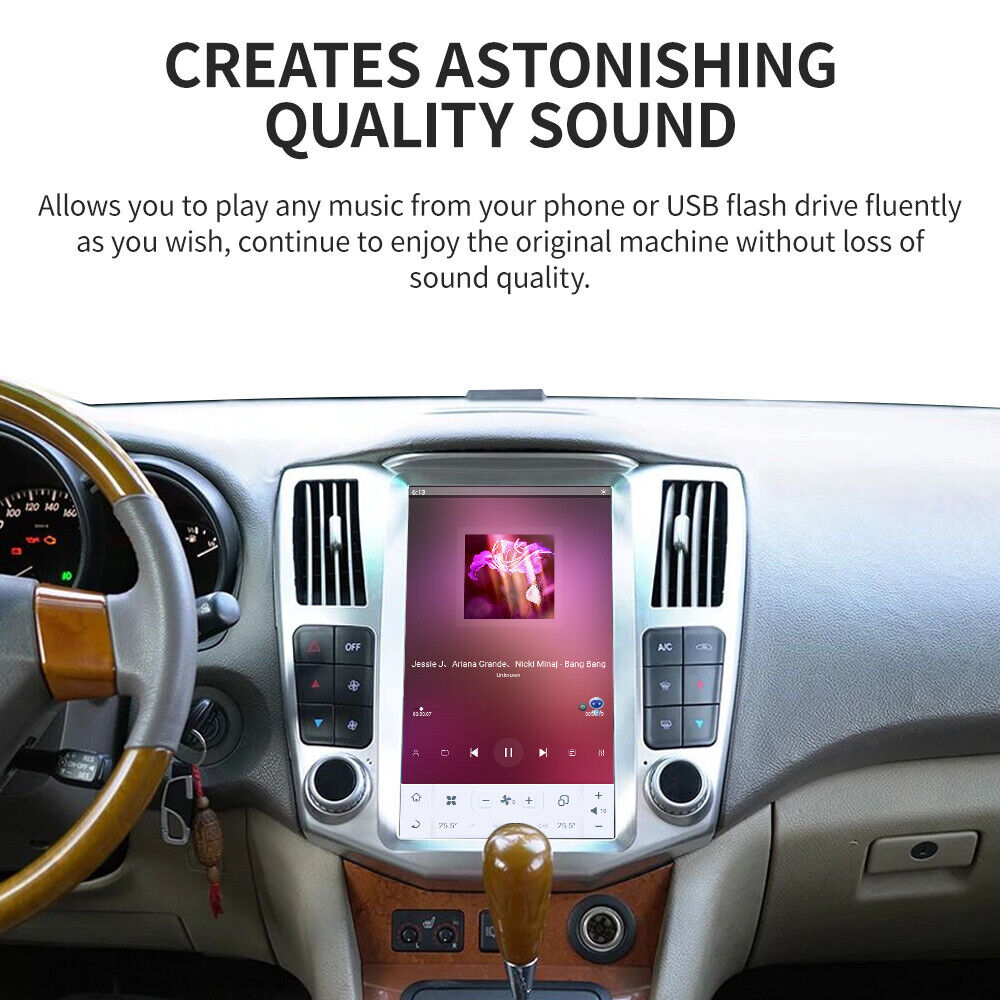 11.8" 4+64G For Lexus RX300 2004-2008 Car GPS Navigation Stereo Radio Head Unit