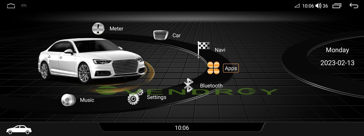 10.25"Car GPS Navigation Radio StereoPlayer For Audi A6 2013-2019 CARPLAY 4G+64G