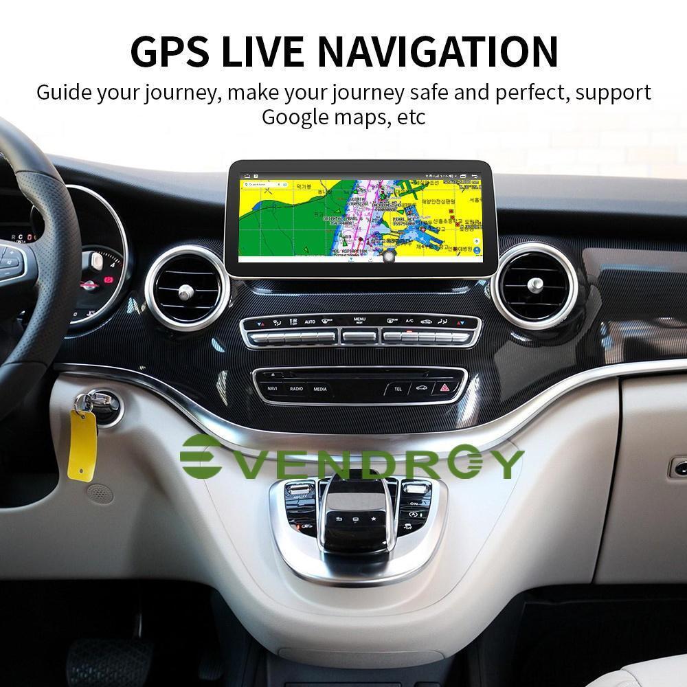 Android10 Car GPS Radio Stereo Navigation For Benz V-Class W639 16-18 12.3" 32G