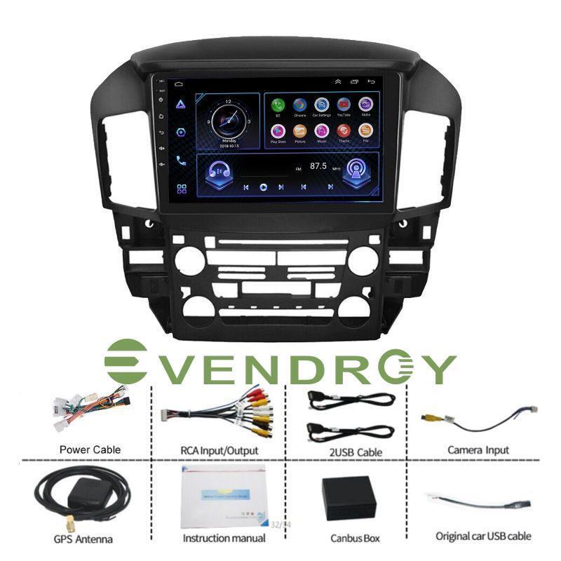 Android Car Stereo Radio Navigator GPS WIFI Bluetooth For Lexus Rx300 1998-2003