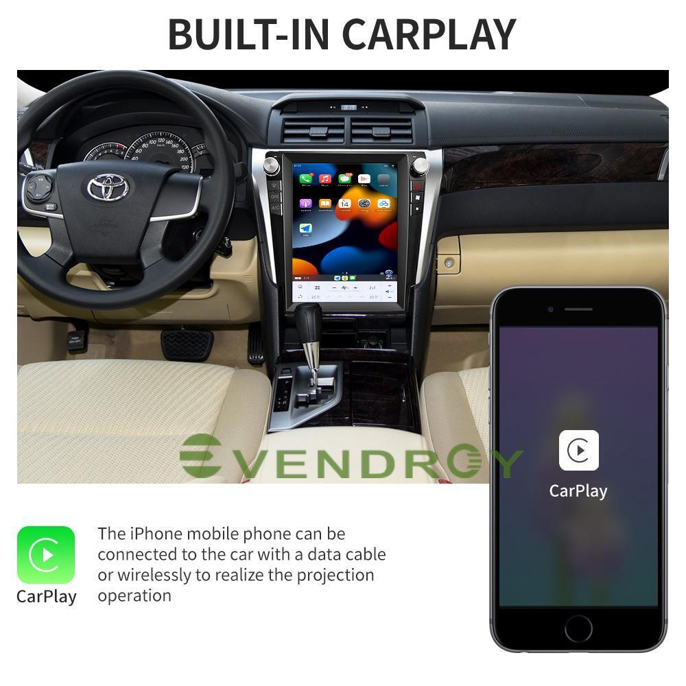 12.1" For Toyota Camry 2012-2016 Car GPS Navigation Stereo Radio Carplay 4+64G