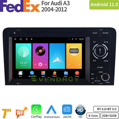 7"For Audi A3 2004-2012 Car GPS Navigation Radio Stereo Head Unit carplay