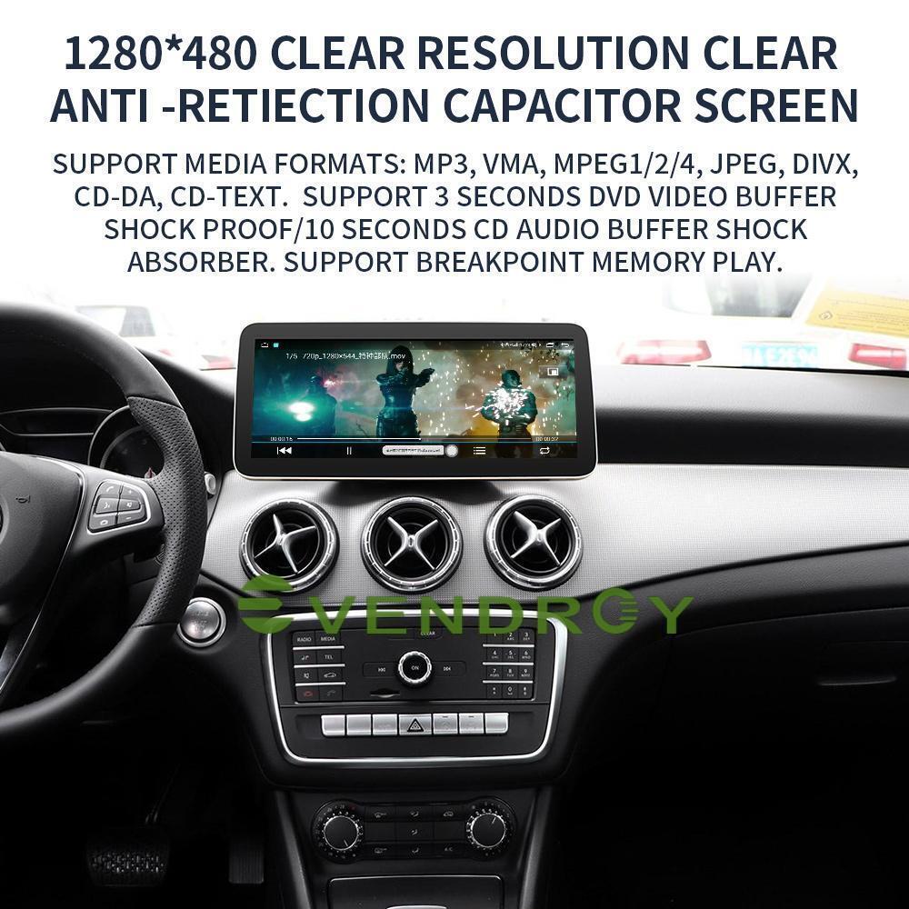 Android10 Car GPS Radio Stereo Navigation For Benz CLA W216 15-19 10.25" 4G+64G