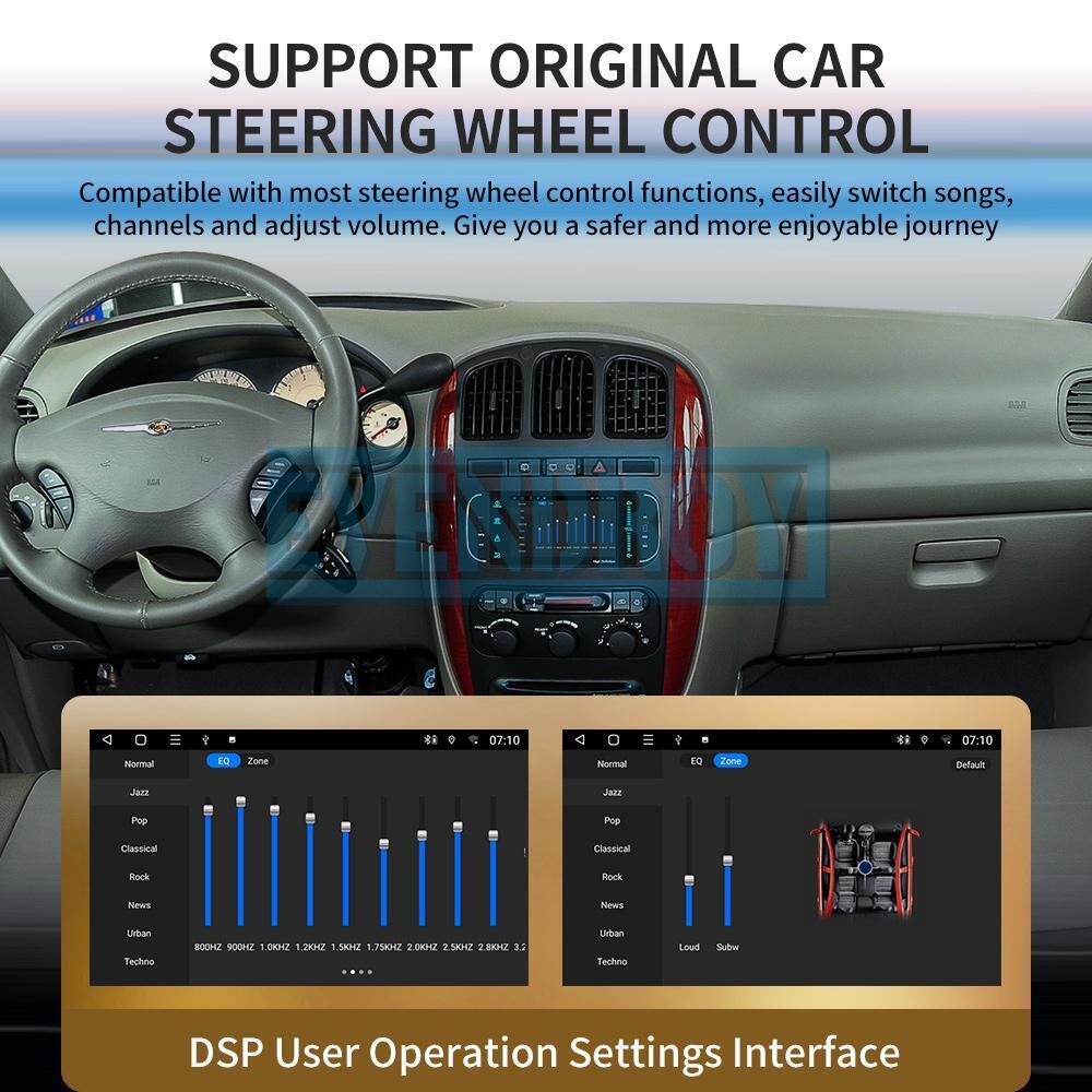 Car GPS Navigation For Chrysler Grand Voyager 2007-2012 Stereo Radio carplay