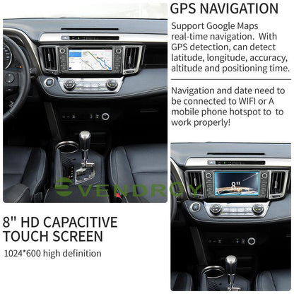 8" Car GPS Naviga For Toyota RAV4 2013-2019 Stereo Radio carplay Android11 2+32G