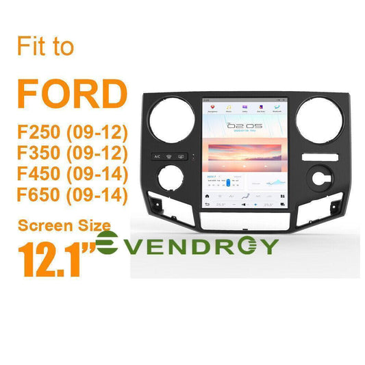 12.1" Android 11 Tesla Style Full Screen GPS Radio for Ford F250 F350 2009-2012