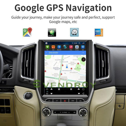 12.1"  For Toyota Land Cruiser 2016 Car GPS Radio Automotive Navigation System