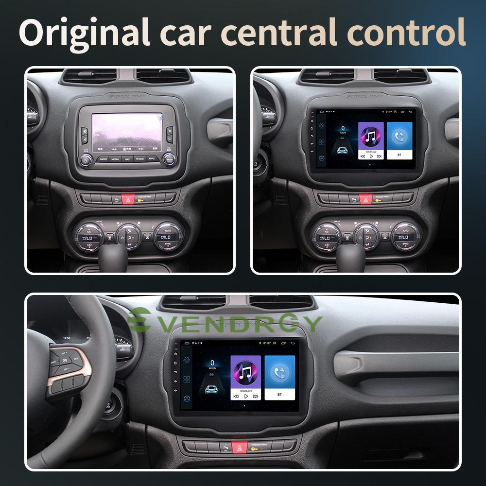 For Jeep Renegade 2015-2020 Android 11 Car Radio Stereo Carplay GPS navigation