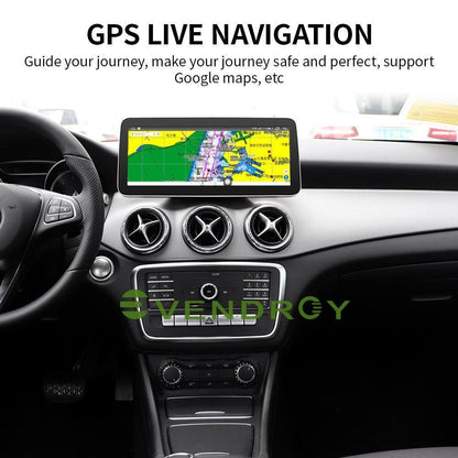 Android10 Car GPS Radio Stereo Navigation For Benz CLA W216 15-19 10.25" 4G+64G
