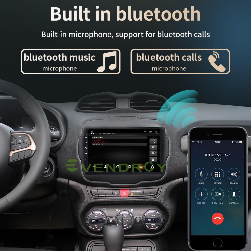 For Jeep Renegade 2015-2020 Android 11 Car Radio Stereo Carplay GPS navigation