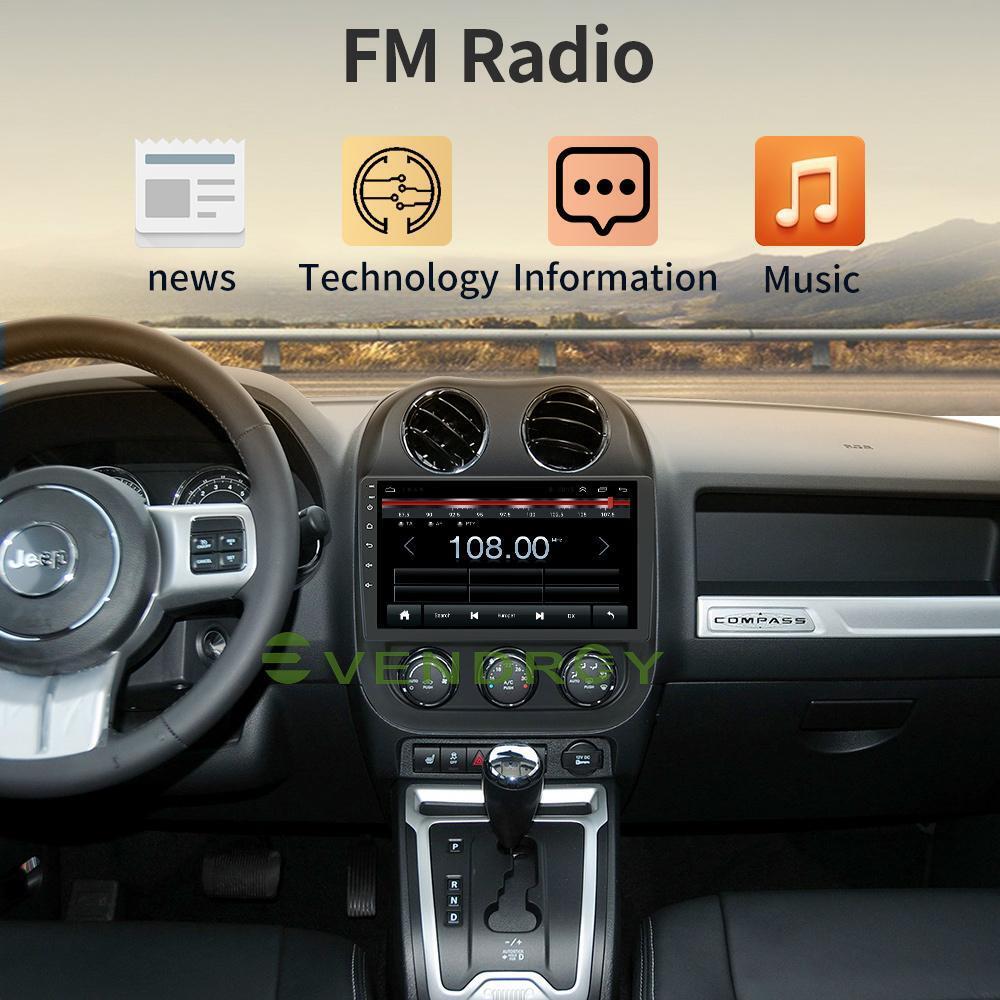 For Jeep Compass Patriot 10.1" 2+32GB Car Stereo Radio CarPlay GPS navigation