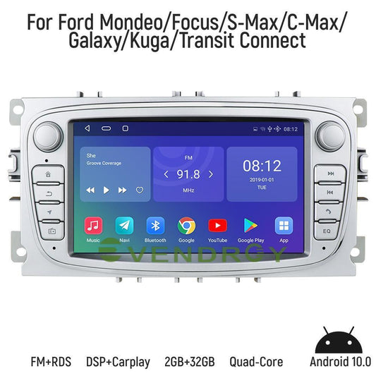 For Ford Mondeo/Focus/S-Max/C-Max/Galaxy/Kuga/Transit Connect Car GPS Navigation