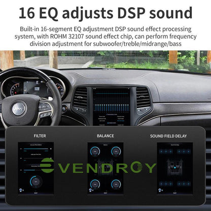 8+128GCar GPS Navi For Jeep Grand Cherokee 2013-2019 Radio Stereo Head Unit10.4"