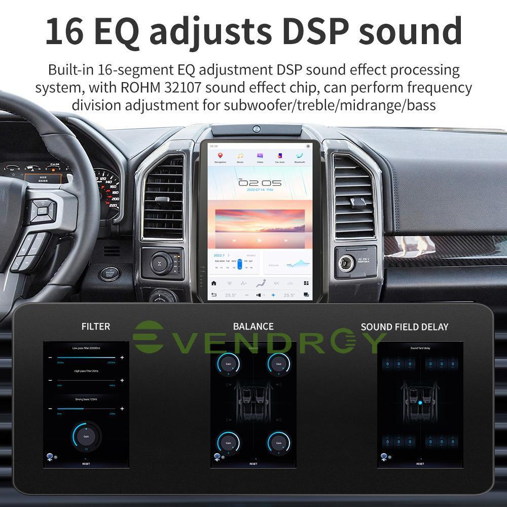 14.4" 8+128G For Ford Raptor F150 2015-2020 Car GPS Navigation Radio Stereo Head