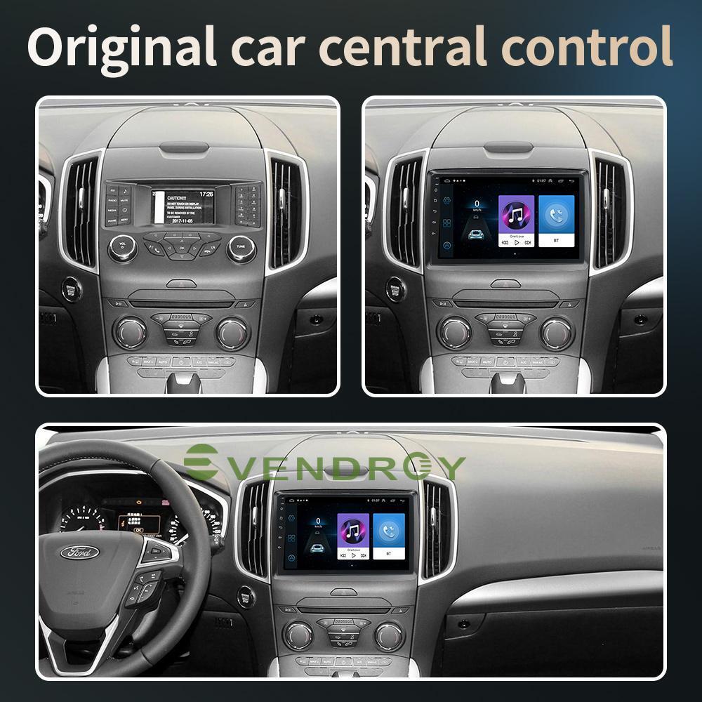 For Ford Edge 2015-2018 Carplay Car Stereo Radio Android11 GPS Navi navigation