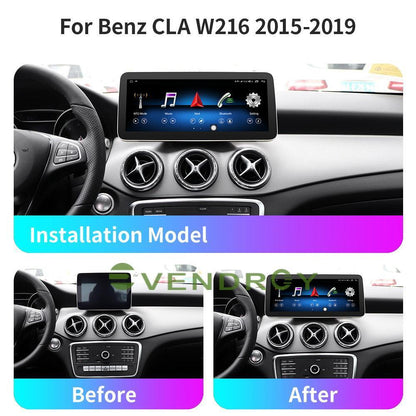 Android 10 Car GPS Radio Stereo Navigation For Benz CLA/CLS  W216  12.3" 4G+64G