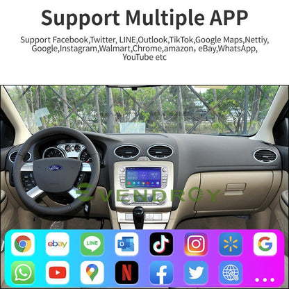 For Ford Mondeo/Focus/S-Max/C-Max/Galaxy/Kuga/Transit Connect Car GPS Navigation