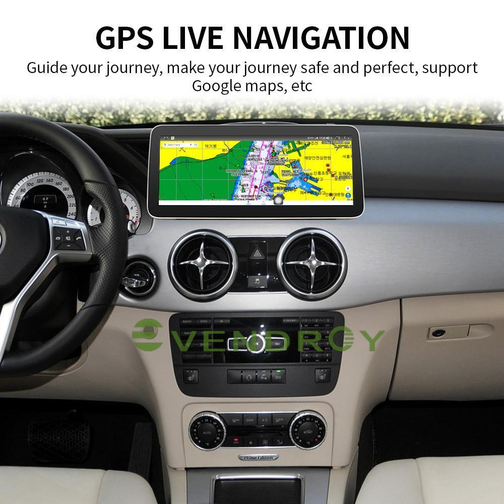 12.3" Android10 Car GPS Radio Stereo Navigation For Benz GLK X204 10-15 2G+32G