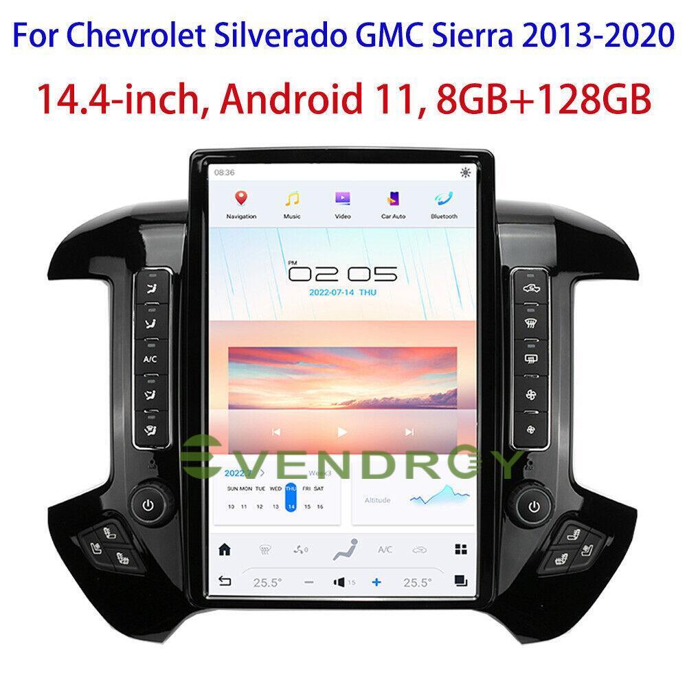 Android Tesla Smart Radio GPS SCREEN for Chevrolet Silverado GMC Sierra 13-20