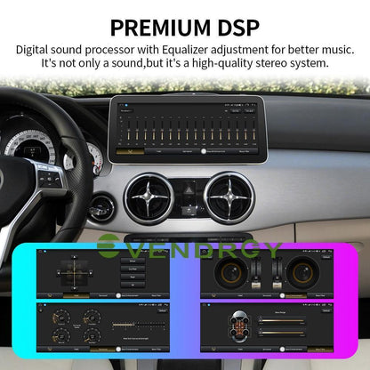 10.25" Android10 Car GPS Radio Stereo Navigation For Benz GLK X204 10-15 2G+32G