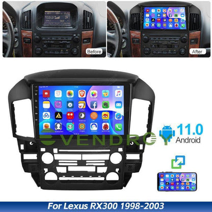 Android Car Stereo Radio Navigator GPS WIFI Bluetooth For Lexus Rx300 1998-2003