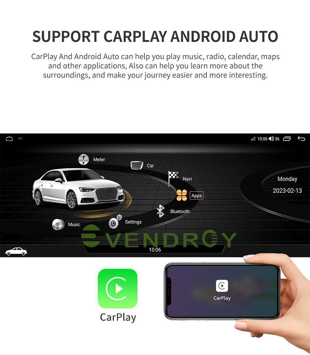 12.3"Car GPS Navigation Radio Stereo Player For Audi A6 2013*2019 CARPLAY 2G+32G