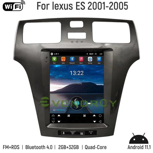 10.4" Car GPS Navigation Car Radio Car Stereo 2+32G For Lexus ES330 2001-2005