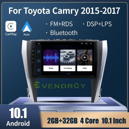 10'' Android11 Car Stereo Radio Carplay GPS navigation For Toyota Camry2015-2017