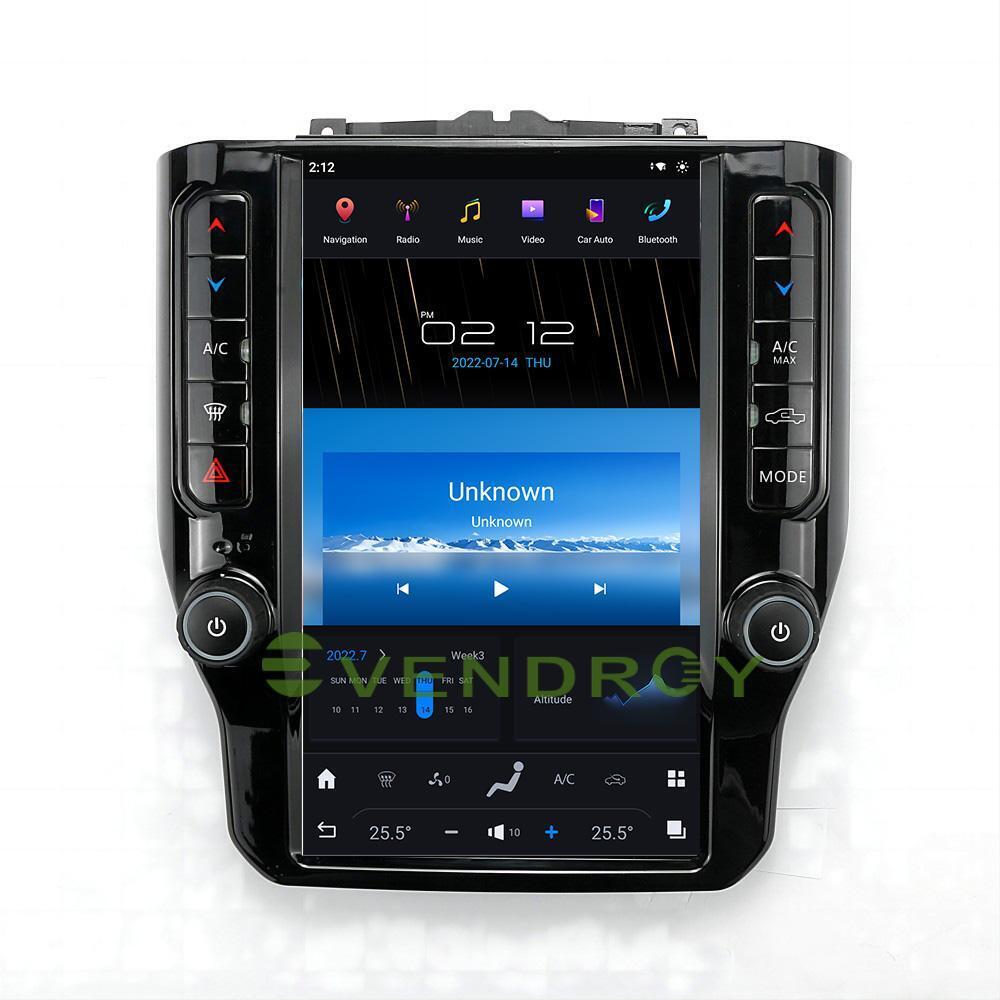 For Dodge RAM 1500 2500 3500 Car GPS Navigation Headunit Radio Stereo 12.1" 128G