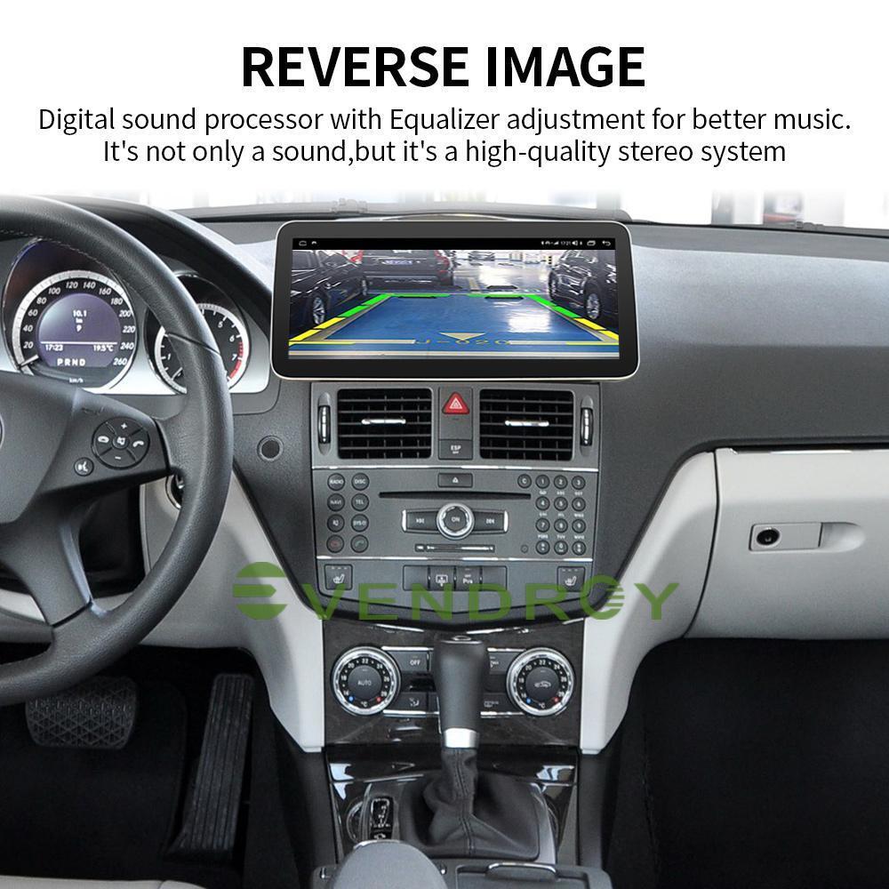 Car GPS Radio Navigation for Benz C-Class W204 2008-2018 12.3" Android10  4+64G