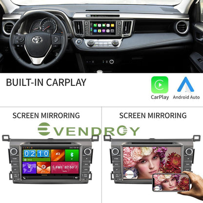 8" Car GPS Naviga For Toyota RAV4 2013-2019 Stereo Radio carplay Android11 2+32G