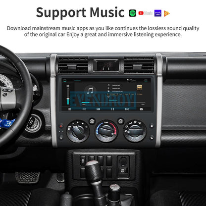 12.3" For Toyota FJ Cruise 2+32G Touch Screen Player Car Radio Stereo GPS Naviga