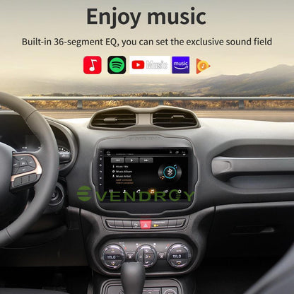 For Jeep Renegade 2015-2020 Android 11 Car Radio Stereo Carplay GPS navigation