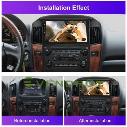Android Car Stereo Radio Navigator GPS WIFI Bluetooth For Lexus Rx300 1998-2003