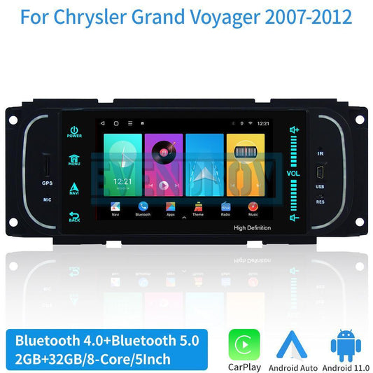 Car GPS Navigation For Chrysler Grand Voyager 2007-2012 Stereo Radio carplay