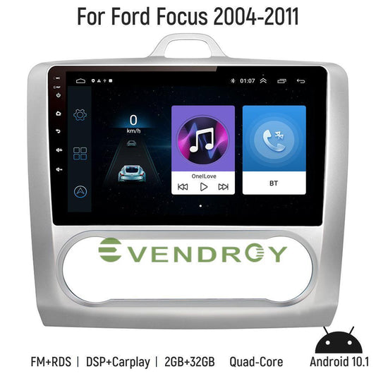 For Ford Focus 2004-2011 Car GPS Stereo Radio Automotive Navigation System 2+32G