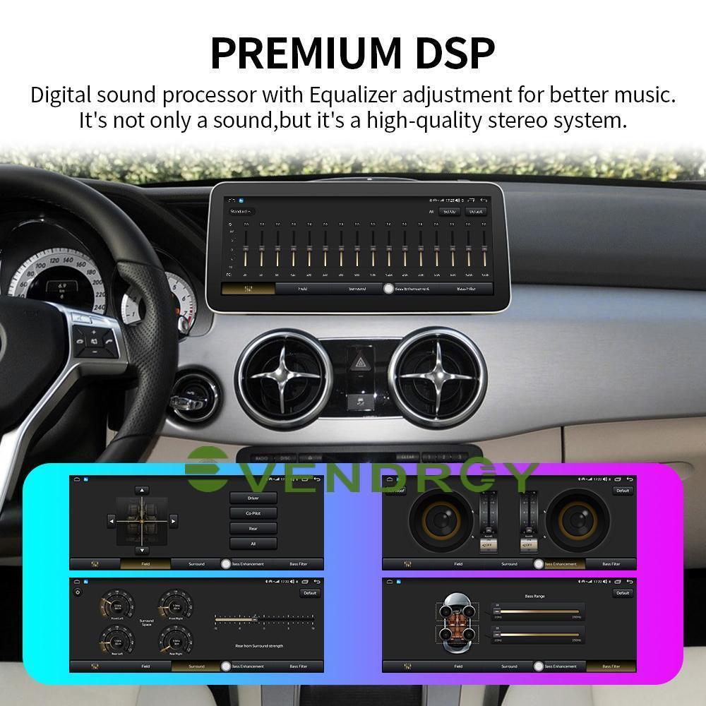 10.25" Android10 Car GPS Radio Stereo Navigation For Benz GLK X204 10-15 4G+64G