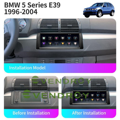 2G+32G 10.25"For BMW 5 Series E39 1996-2004 Car Radio GPS Navigation carplay