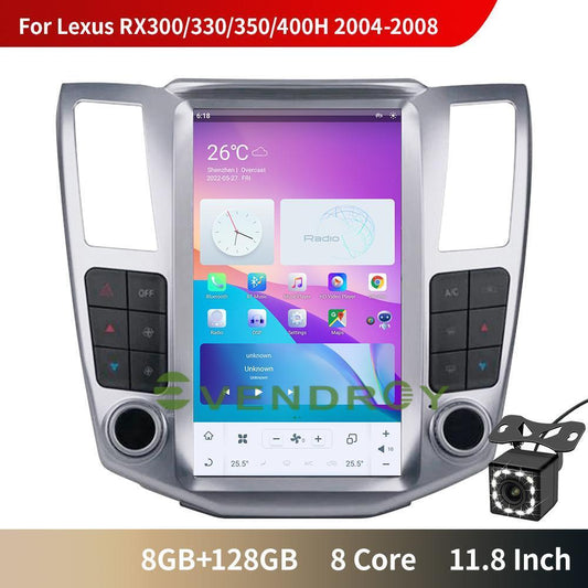 11.8" 4+64G For Lexus RX300 2004-2008 Car GPS Navigation Stereo Radio Head Unit