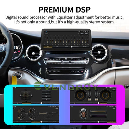 Android10 Car GPS Radio Stereo Navigation For Benz V-Class W639 16-18 10.25" 64G