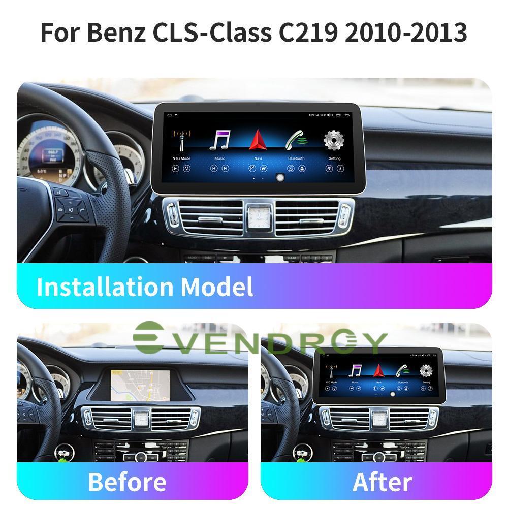 10.25" Android10 Car GPS Radio Stereo Navigation For Benz CLS C219 10-13 2G+32G