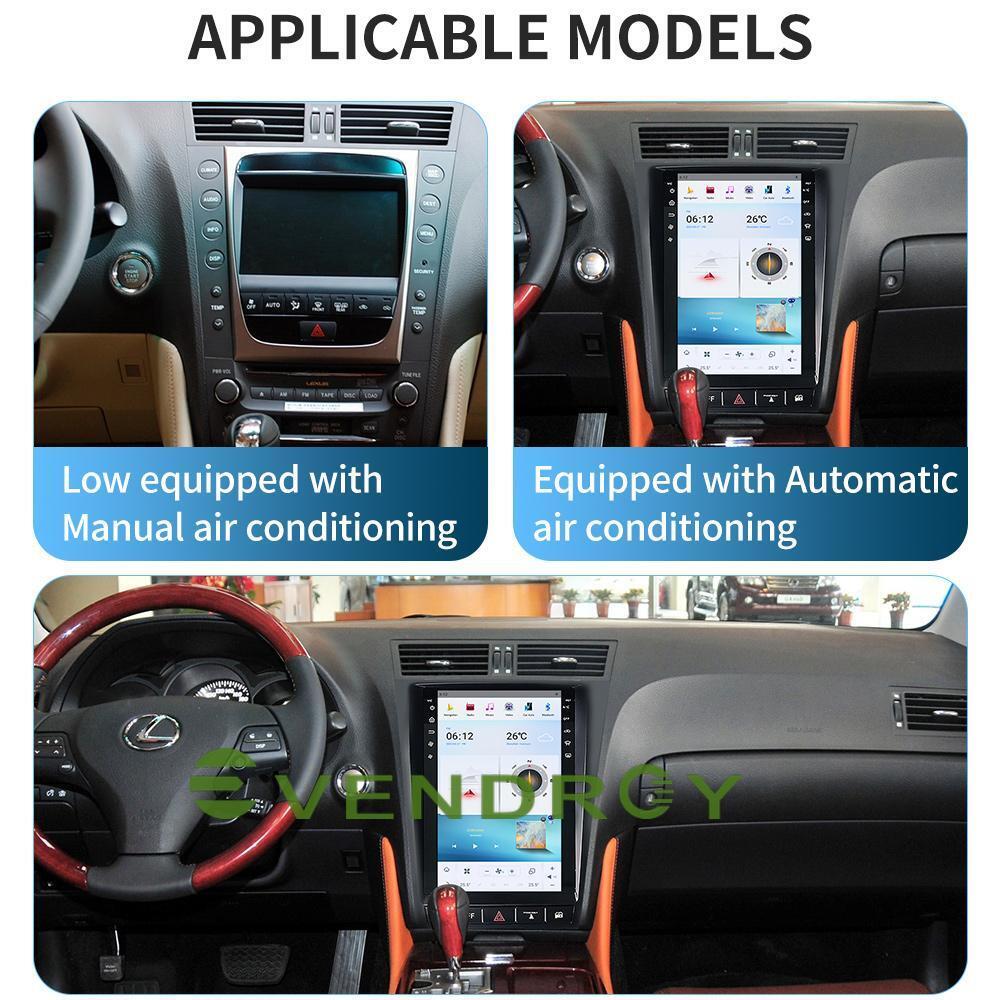 11.8" 4+64G Car GPS Navigation For Lexus GS 2004-2011 Car Radio Stereo Head Unit