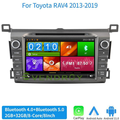 8" Car GPS Naviga For Toyota RAV4 2013-2019 Stereo Radio carplay Android11 2+32G