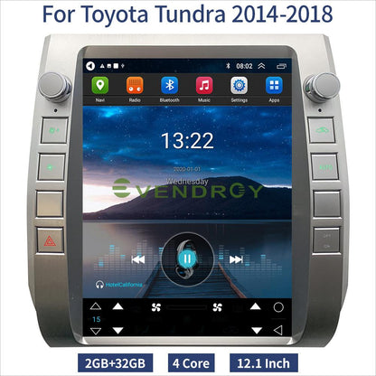 12.1"For Toyota Tundra 2014-2018 Car Audio GPS Navigation Stereo Radio