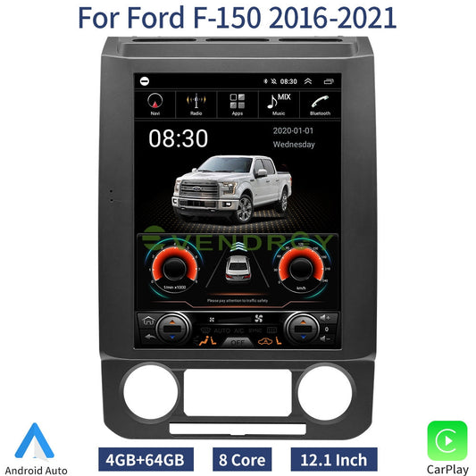 12.1" For Ford F-150 2016-2021 Car GPS Navigation Stereo Radio Audio