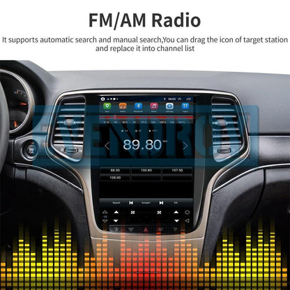 10.4" For Jeep Grand Cherokee 2014-2020  Car Navigation  GPS Radio Stereo